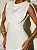 Vestido Midi Drapeado Muse Off-White - Imagem 2