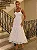 Vestido Midi Renda Off White Ariela - Imagem 1