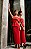 Vestido Midi Peplum Vermelho Mare - Imagem 1
