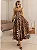 Vestido Midi Animal Print em Crepe com Faixa Guapa - Imagem 3