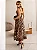 Vestido Midi Animal Print em Crepe com Faixa Guapa - Imagem 4