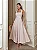 Vestido Midi Rosa Claro em Viscolinho Sara - Imagem 1