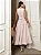 Vestido Midi Rosa Claro em Viscolinho Sara - Imagem 3