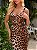Vestido Midi Animal Print em Crepe com Fenda Jaine - Imagem 2