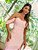 Vestido Midi Rosa em Crepe com Pedrarias Brenda - Imagem 2