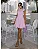 Vestido Curto Rosa Candy Marie - Imagem 1