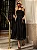 Vestido Midi em Crepe Preto Clara - Imagem 1