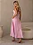 Vestido Midi em Sarja Rosa Leona - Imagem 4