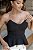 Conjunto Midi em Crepe Preto e Branco Bordado Luane - Imagem 3
