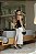 Conjunto Midi em Crepe Preto e Branco Bordado Luane - Imagem 4