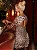 Vestido Curto Animal Print em Tule Fany - Imagem 3