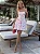 Vestido Curto Corset Summer Rosé Floral - Imagem 1