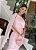 Vestido Midi Ice Pink em Renda Pop Corn Lace com Um Ombro Só Savana - Imagem 2