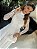 Vestido Mullet em Renda Off White com Gola Alta e Manga Longa Helena - Imagem 3