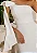 Vestido Midi Off White Laço Ombro Mia - Imagem 3