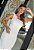 Vestido Midi Off White Laço Ombro Mia - Imagem 2