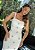 Vestido Midi Off White em Crepe com Bordado de Pérolas e Pedrarias Any - Imagem 3