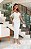 Conjunto Midi Off White em Crepe Bordado Gisele - Imagem 1