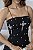 Vestido Curto Preto Pedraria Monique - Imagem 2