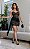 Vestido Curto Tule Preto Arabesco Lany - Imagem 1
