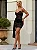 Vestido Curto Tule Preto Arabesco Lany - Imagem 1