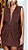 Vestido Curto Capa com Cinto Marrom Charme - Imagem 1