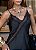 Slip Dress de Cetim Assimétrico com Aplicação de Renda - Imagem 6