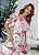Vestido Midi em Tule Floral Drapeado Novac - Imagem 3