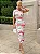 Vestido Midi em Tule Floral Drapeado Novac - Imagem 1