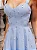 Vestido Midi Azul Serenity em Alfaiataria com Pedrarias Mariane - Imagem 2