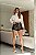 Short de Couro com Amarração Lace-up e Cós Alto Maraisa - Imagem 7