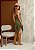 Vestido Curto em Suede Verde Oliva com Franjas Camila Pacheco - Imagem 4