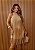 Vestido Curto Suede Bege com Bordado Western e Franjas Duda - Imagem 2