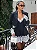 Conjunto Risca de Giz Premium com Renda Chantilly e Casaco Cropped - Imagem 3
