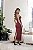 Vestido Midi em Renda Guipir Marsala Maju - Imagem 4