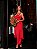 Vestido Midi Vermelho em Crepe Alfaiataria com Laços Mada - Imagem 9
