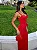 Vestido Midi Vermelho em Crepe Alfaiataria com Laços Mada - Imagem 2