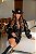 Conjunto em Couro PU Croco Vestido Curto e Casaco Kate - Imagem 2