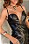 Conjunto em Couro PU Croco Vestido Curto e Casaco Kate - Imagem 6