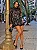 Vestido Curto Renda Aveludada com Mangas Sino Mandy - Imagem 1
