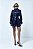 Trench Coat em Couro PU Azul Carola - Imagem 1