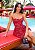 Vestido Curto Balonê Vermelho em Renda de Veludo Jade - Imagem 2