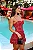 Vestido Curto Balonê Vermelho em Renda de Veludo Jade - Imagem 3