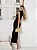Vestido Midi Malha Fluid Preta com Ombreiras Aldeny - Imagem 3
