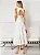 Vestido Midi Rodado em Crepe Textura Linho Charte - Imagem 3