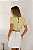Cropped em Crepe Amarelo com Ombreiras e Gola Bordada Brasilcore - Imagem 4