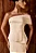 Vestido Midi Peplum Nude Mag - Imagem 3