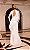 Vestido de Noiva Longo Off White com Busto em Renda e Saia Zibeline Jasmim - Imagem 5