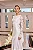 Vestido de Noiva Longo Off White com Busto em Renda e Saia Zibeline Jasmim - Imagem 7