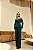 Conjunto Alfaiataria Blusa Ombro a Ombro Max Gola Peplum e Calça Verde Esmeralda - Imagem 4